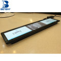 ultra wide shelf lcd display rack screen passenger information system rail